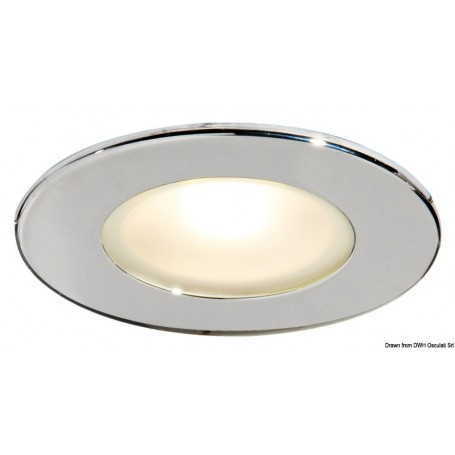 Plafonnier LED à encastrer Atria II Version:Plafonnier LED à encastrer Atria II poli miroir IP65Plafonnier LED à encastrer Atria