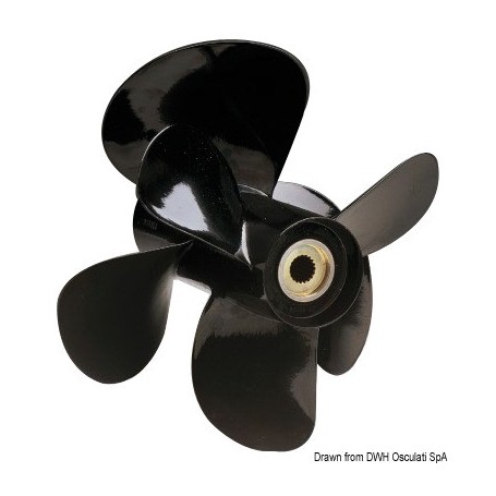 Hélices aluminium pour pieds DP 280/290 VOLVO Duo Prop type B Hélices aluminium pour pieds DP 280/290 VOLVO Duo Prop type B