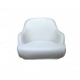 Siège baquet blanc large Siège baquet blanc large
