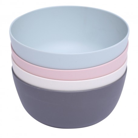 Lot de 4 bols en PLA Lot de 4 bols en PLA