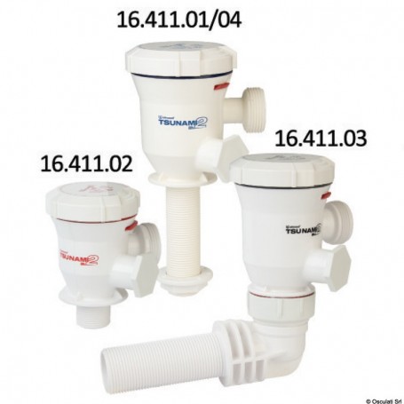 Pompe électrique ATTWOOD Tsunami MK2 pour aération et recirculation d'eau - Attwood Pompes pour viviers  16.411.01