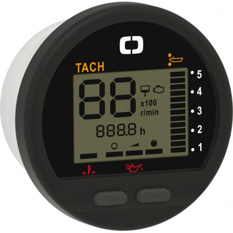 Instrument multifonction LCD avec design et électronique compatibles avec les moteurs hors-bord Yamaha/Selva Instrument multifon
