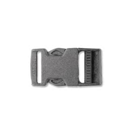 Boucle double sangle plastique – noir – IMNASA Sangle nylon et boucle  4000548