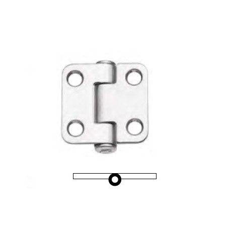 CHARNIERE FRICTION INOX 316 37x38mm MARINE TOWN CHARNIERE FRICTION INOX 316 37x38mm MARINE TOWN