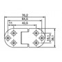 CHARNIERE A FRICTION INOX 316 PIN INF 76 CHARNIERE A FRICTION INOX 316 PIN INF 76