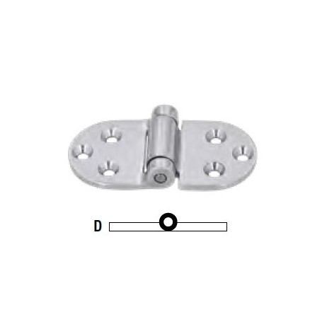 CHARNIERE A FRICTION INOX 316 PIN SUP 76 