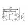 CHARNIERE A FRICTION INOX 316 PIN SUP 76 