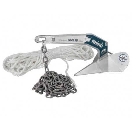 Kit de mouillage Polyester HT – Ancre RHINO Article:6 kg RHINO