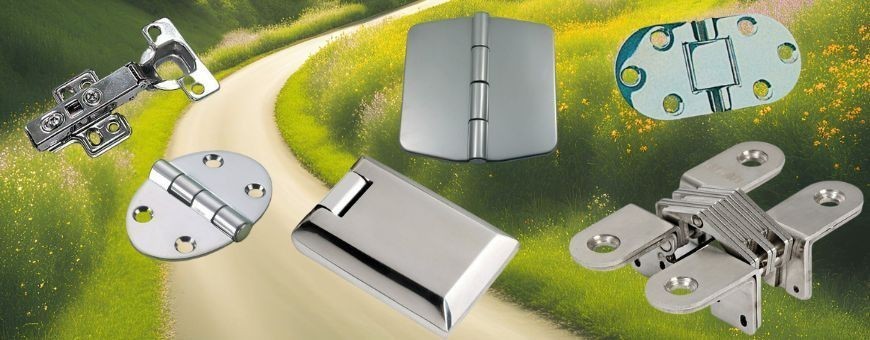 Charnières Haute Qualité : Inox, Invisibles, Piano et Articulées